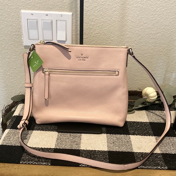 kate spade Handbags - Kate Spade Crossbody in Light Pink NWT